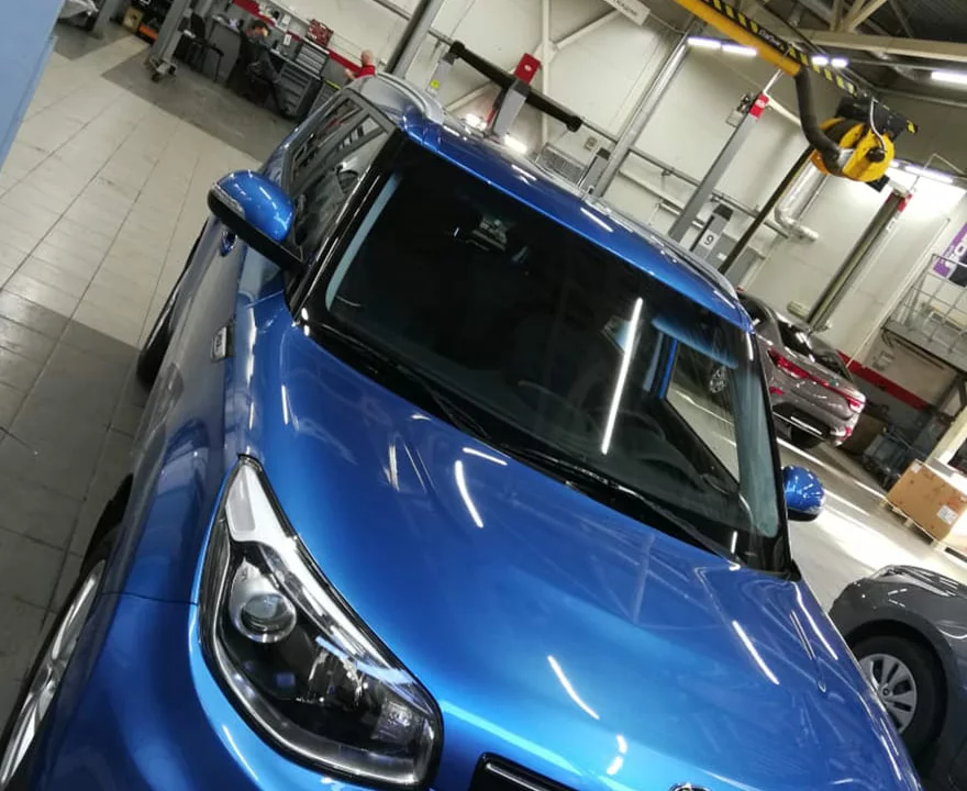 Kia Soul — оклейка винилом - фотография 1