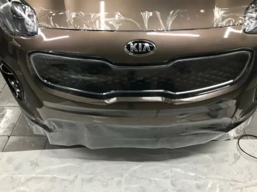 Kia — установка антигравийной плёнки - фотография 12