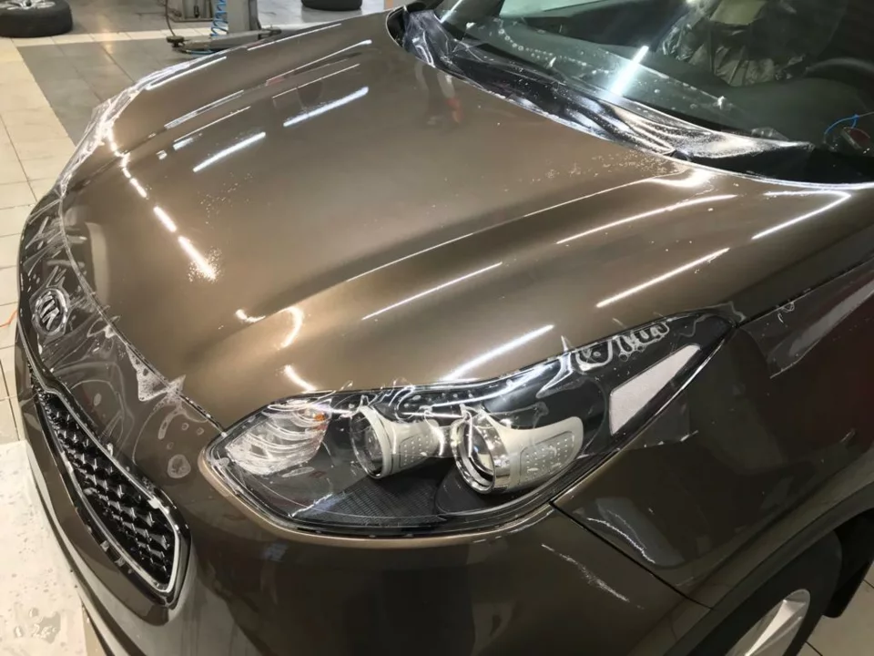 Kia — установка антигравийной плёнки - фотография 1