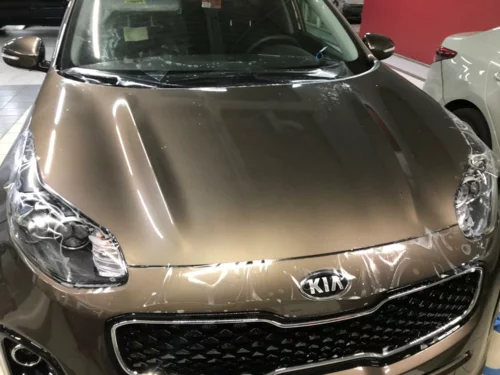 Kia — установка антигравийной плёнки - фотография 9