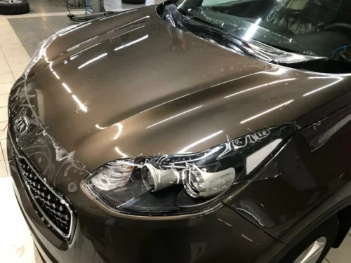 Kia — установка антигравийной плёнки - фотография 6