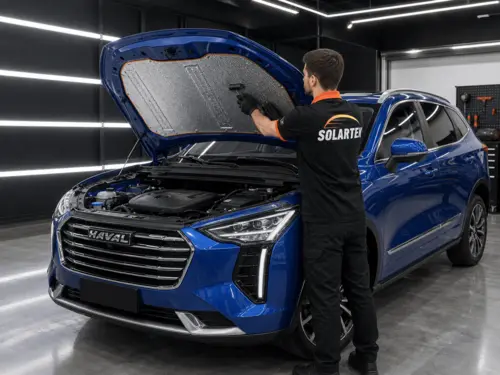 Шумоизоляция капота Haval Jolion - снижение шума двигателя и вибраций - фотография 3