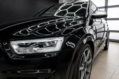 Защита фар Audi полиуретановой плёнкой — фотография 7