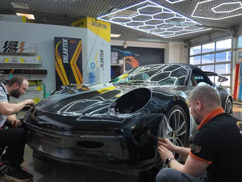 Porsche 911 — оклейка бронью - фотография 5