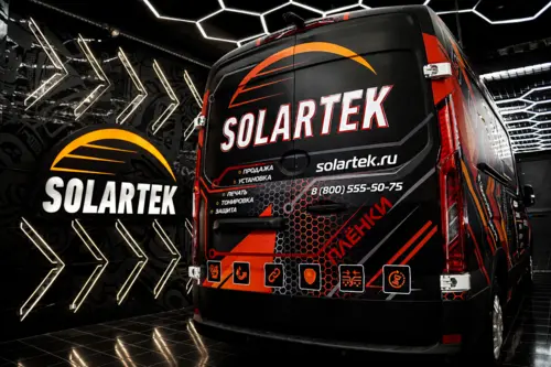 Брендирование JAC Sunray в фирменном стиле SOLARTEK - фотография 4