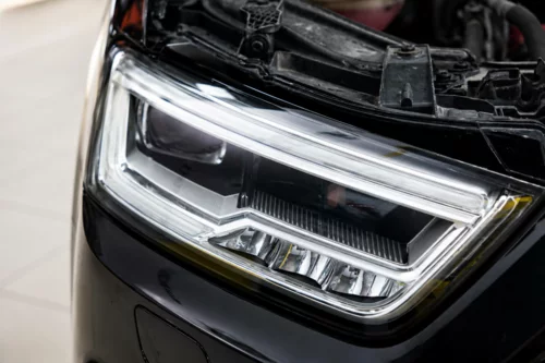 Защита фар Audi полиуретановой плёнкой — фотография 8