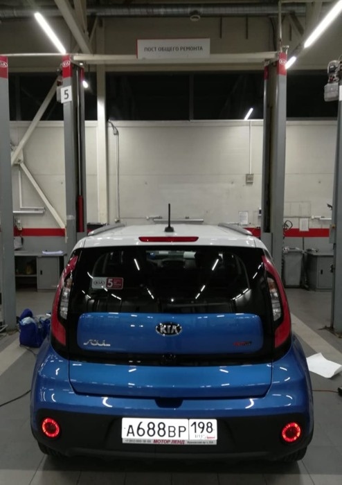 Kia Soul — оклейка винилом — фотография 9