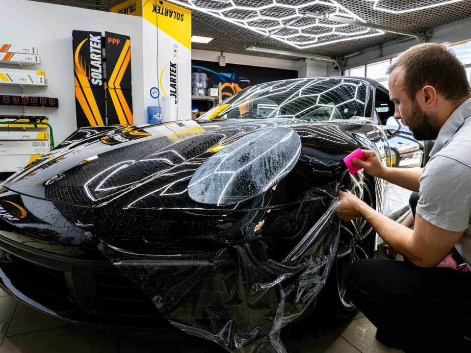 Porsche 911 — оклейка бронью - фотография 1