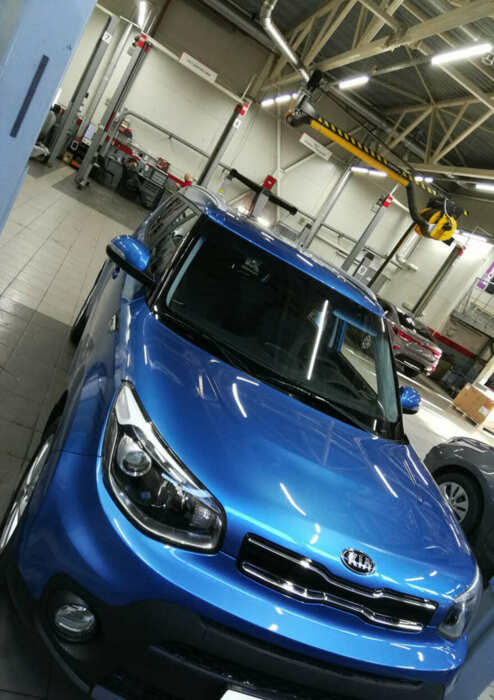 Kia Soul — оклейка винилом — фотография 1