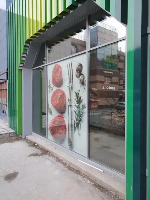 Магазин Перекрёсток — установка плёнки STP 20 NC SR PS - фотография 4