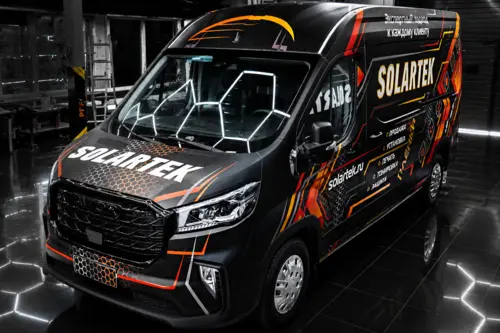 Брендирование JAC Sunray в фирменном стиле SOLARTEK - фотография 6