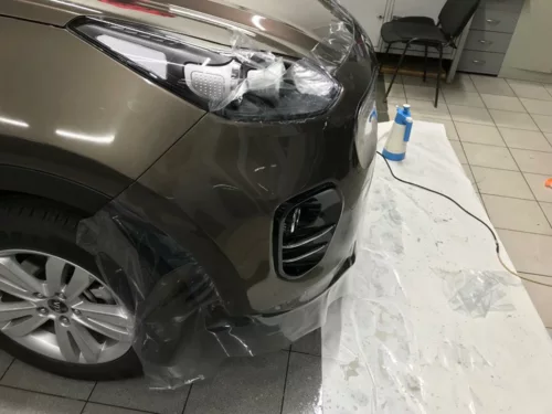 Kia — установка антигравийной плёнки - фотография 3