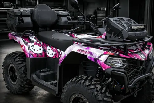 CFMOTO 400 в индивидуальном дизайне Hello Kitty - фотография 3