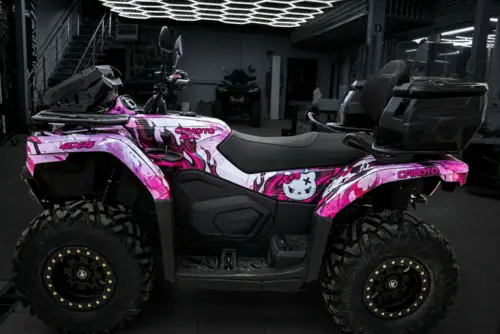 CFMOTO 400 в индивидуальном дизайне Hello Kitty - фотография 5