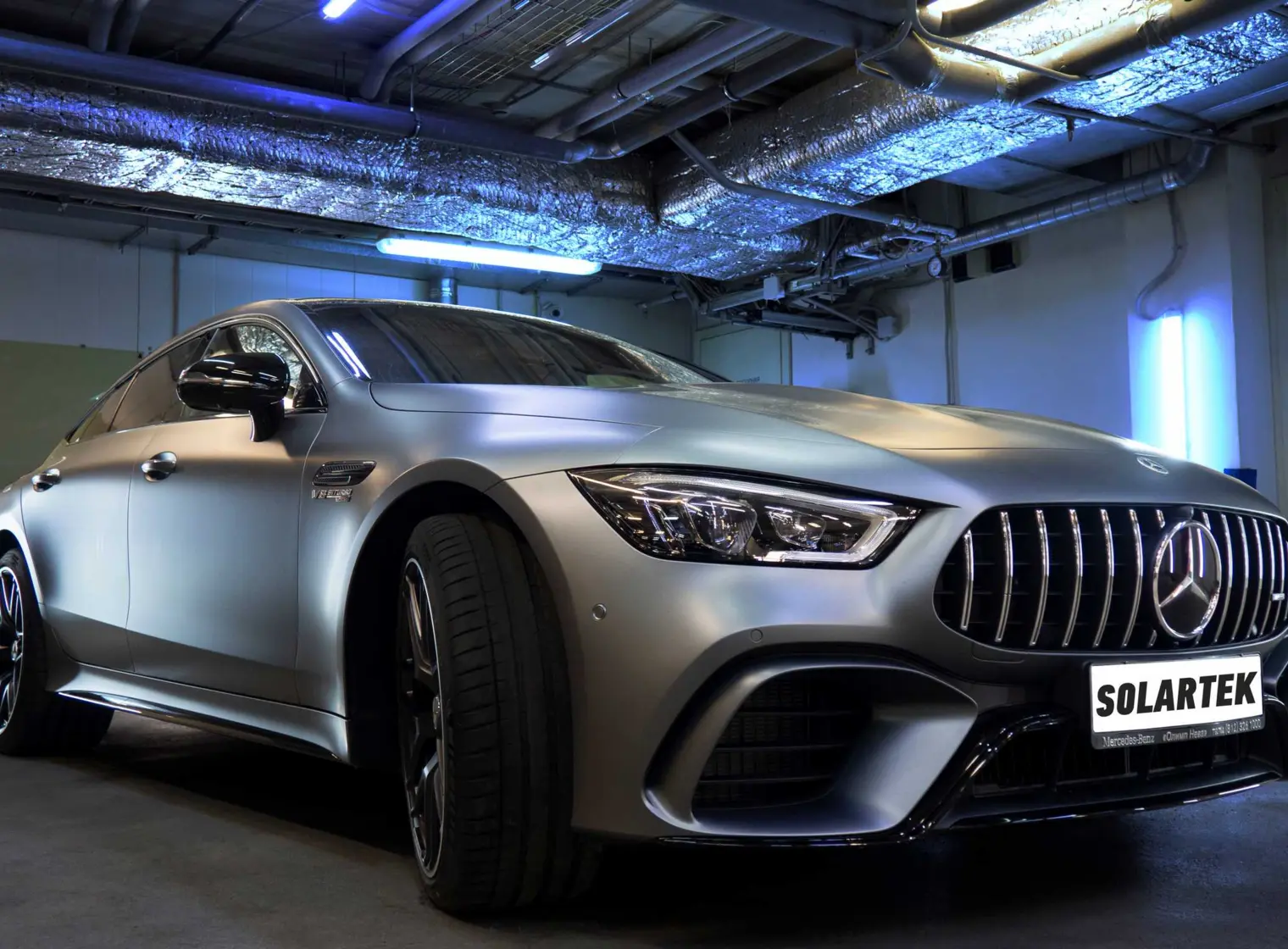 Mercedes-Benz AMG GT 63 S - полная оклейка кузова SPP Matte