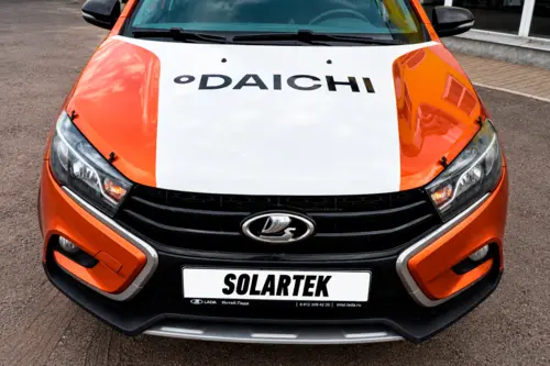 Брендирование LADA Vesta SW Cross для компании «ЛенПрофКлимат» - фотография 2