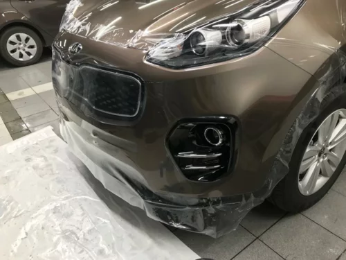 Kia — установка антигравийной плёнки - фотография 11