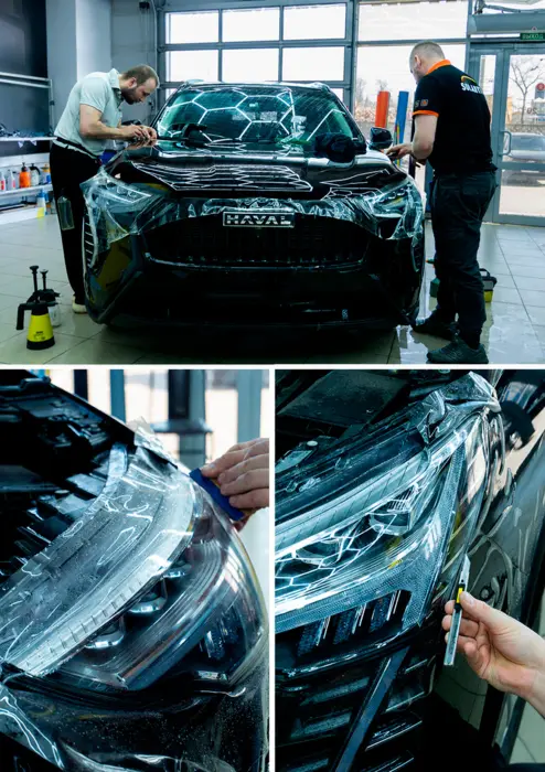 Haval Jolion - защита капота и фар полиуретановой пленкой