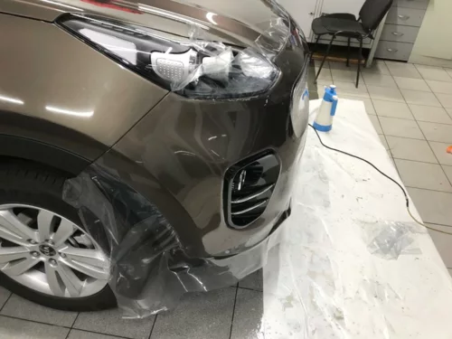 Kia — установка антигравийной плёнки - фотография 5
