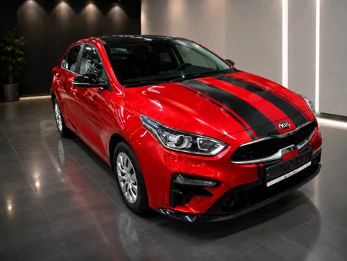 Kia Cerato — крыша и полоски - фотография 3