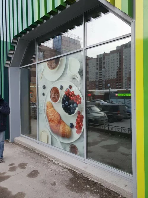 Магазин Перекрёсток — установка плёнки STP 20 NC SR PS - фотография 3
