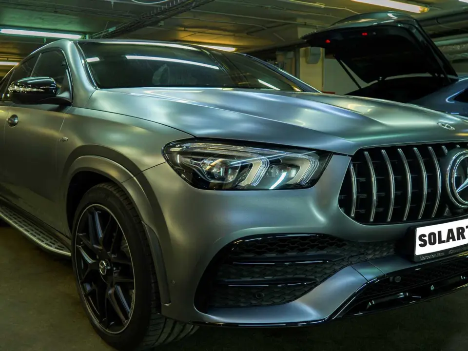 Mercedes-Benz GLE 53 - полная защита кузова в матовом исполнении - фотография 1