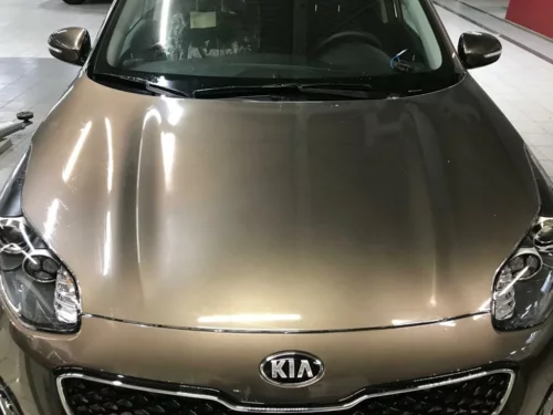 Kia — установка антигравийной плёнки - фотография 13