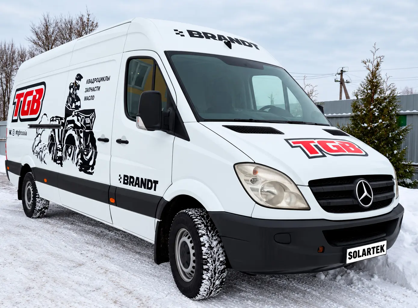 Фирменное оформление Mercedes-Benz Sprinter для TGB