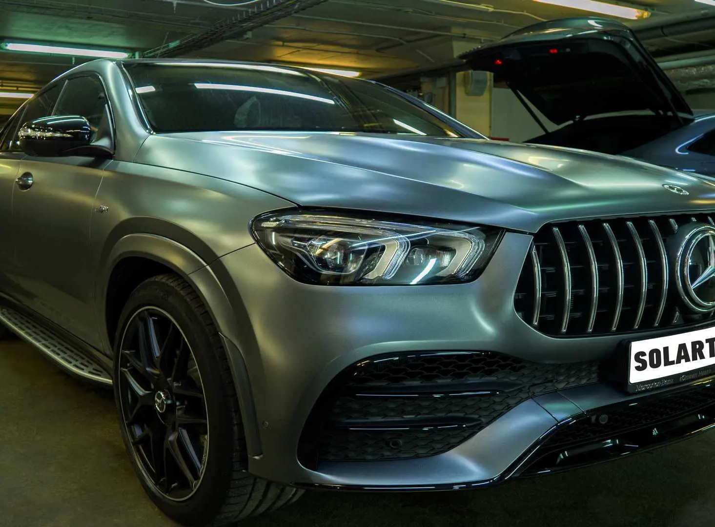 Mercedes-Benz GLE 53 - полная защита кузова в матовом исполнении